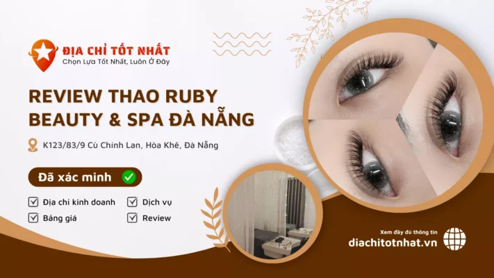 Review Thao Ruby beauty Spa Đà Nẵng