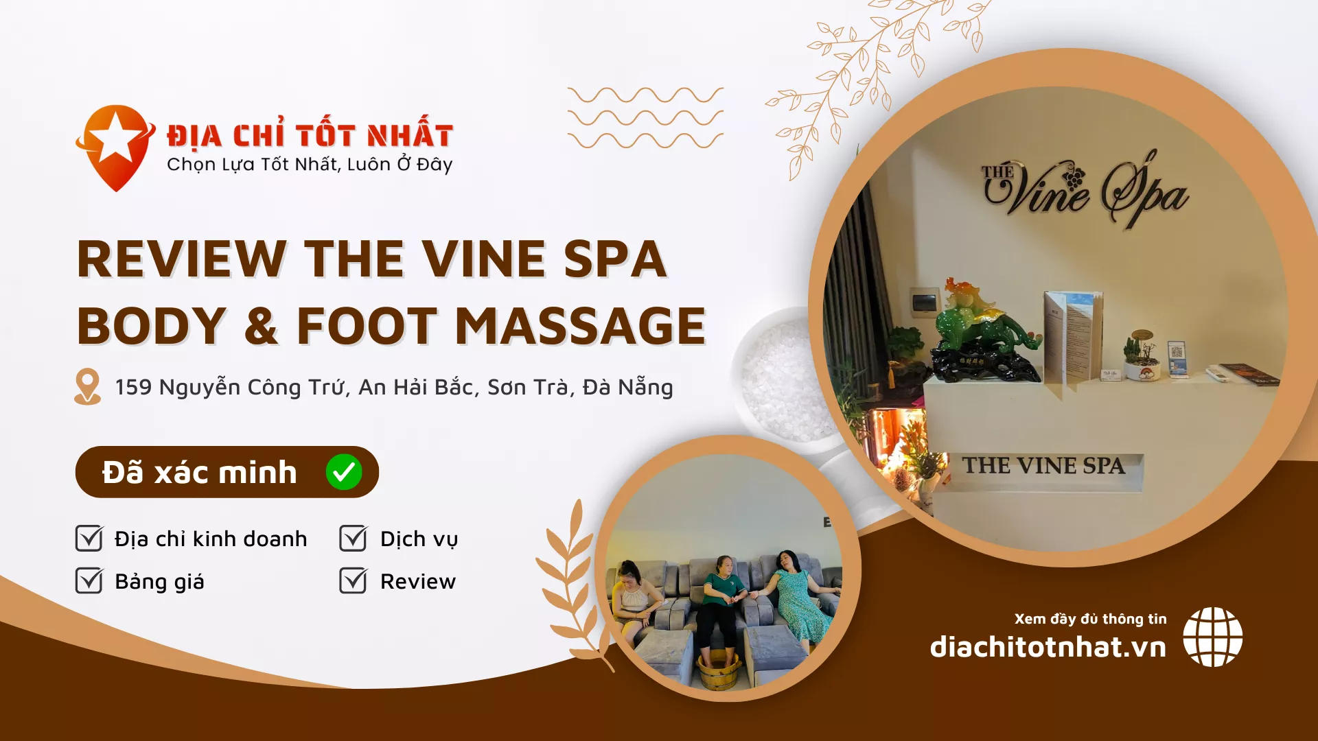 Review The Vine Spa Body Foot Massage