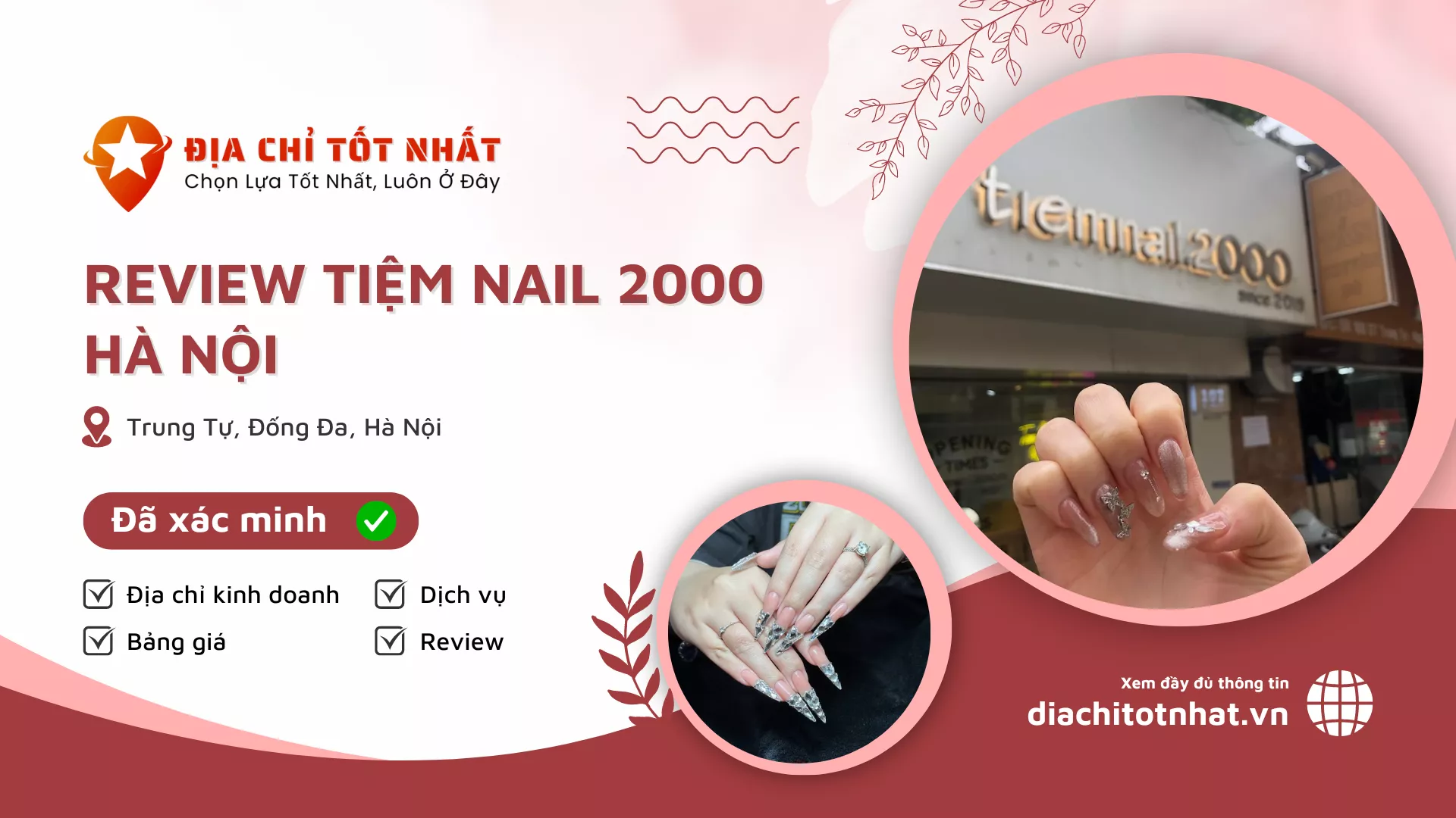 Review Tiệm Nail 2000 Hà Nội