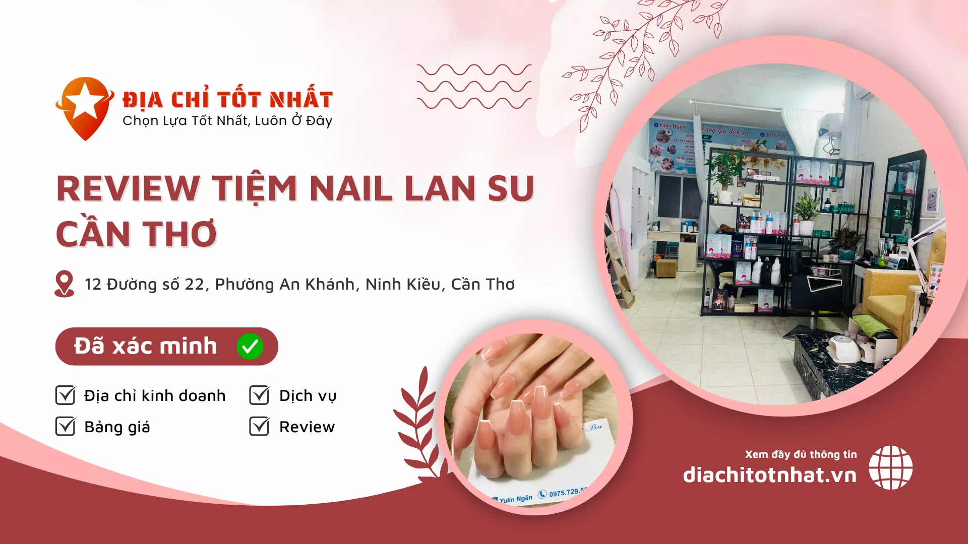 Review Tiệm Nail Lan su Cần Thơ