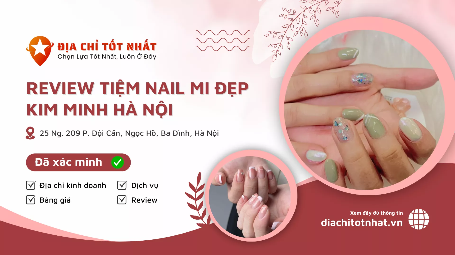 Review Tiệm Nail Mi Đẹp Kim Minh Hà Nội