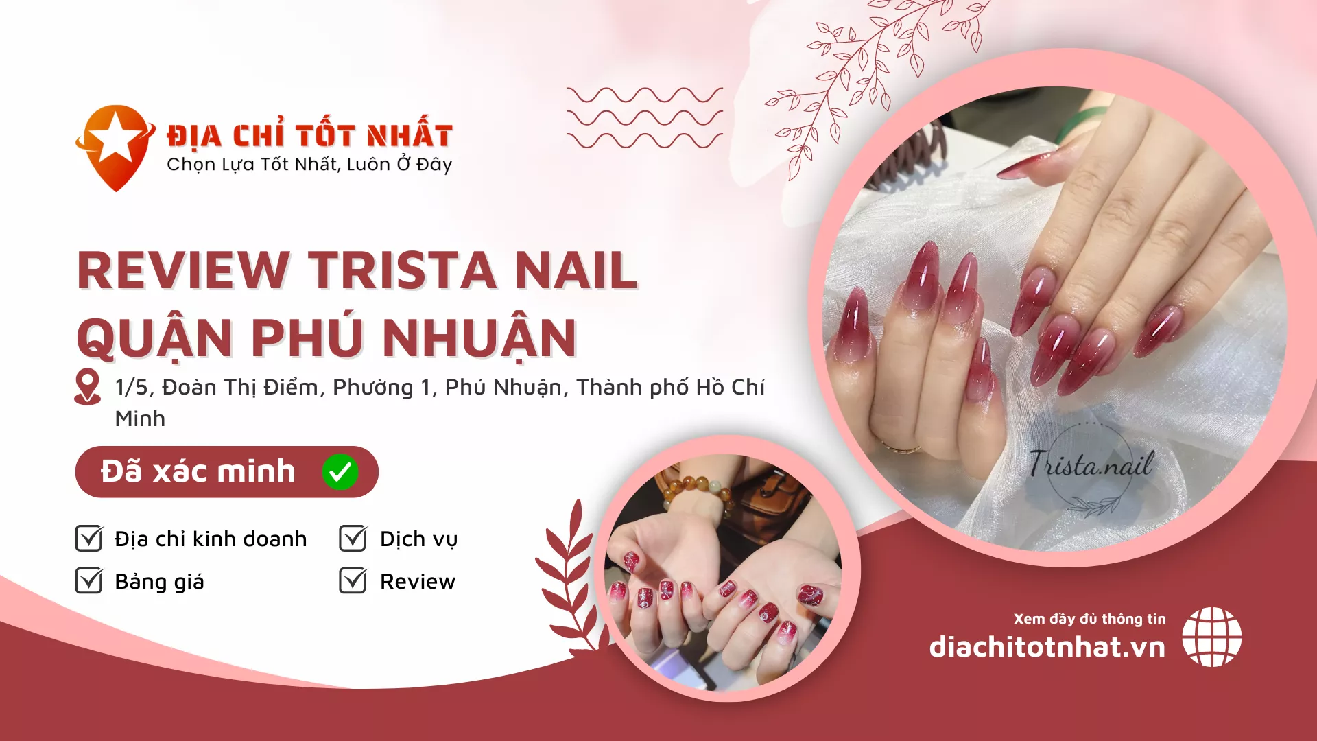 Review Trista nail quận Phú Nhuận