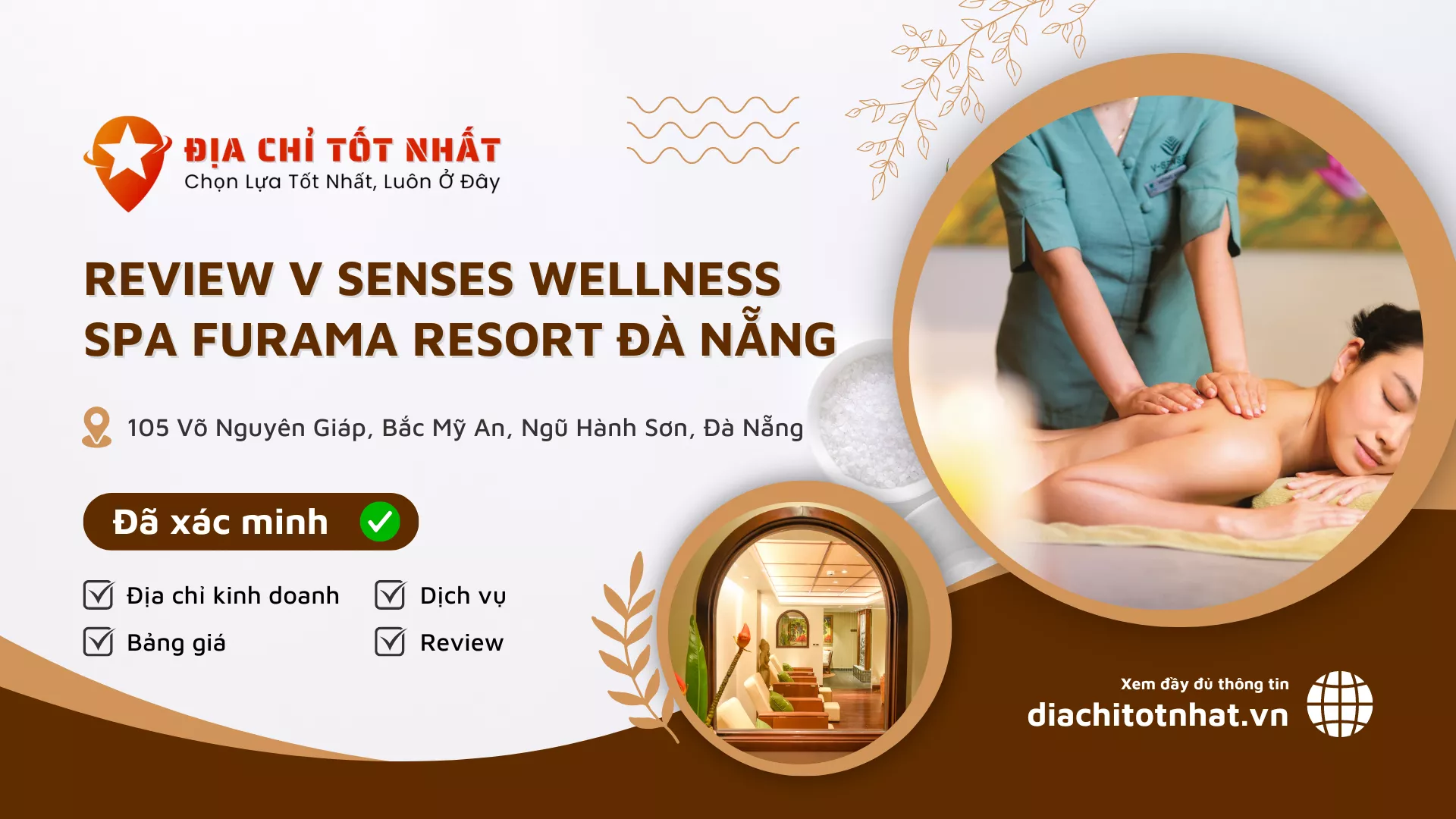 Review V Senses Wellness Spa Furama Resort Đà Nẵng