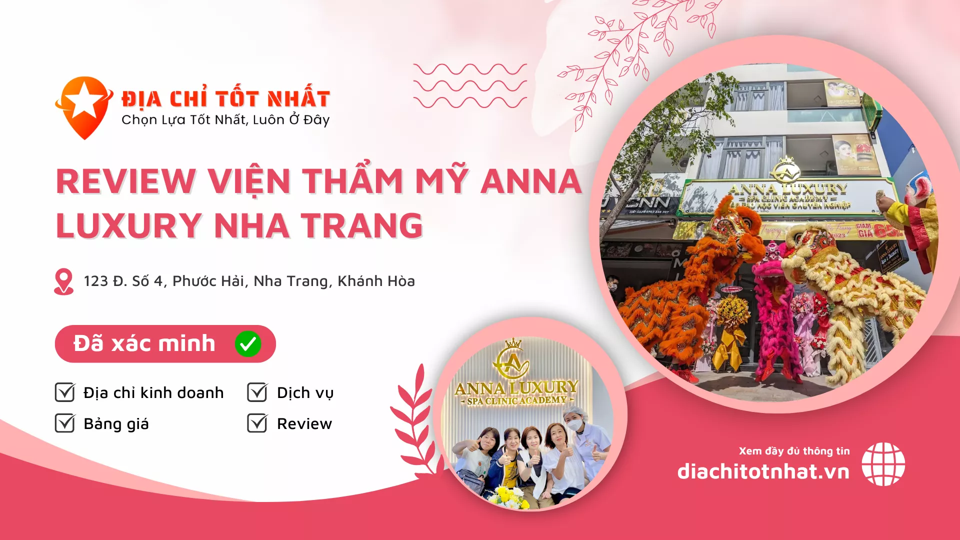 Review Viện Thẩm Mỹ Anna Luxury Nha Trang