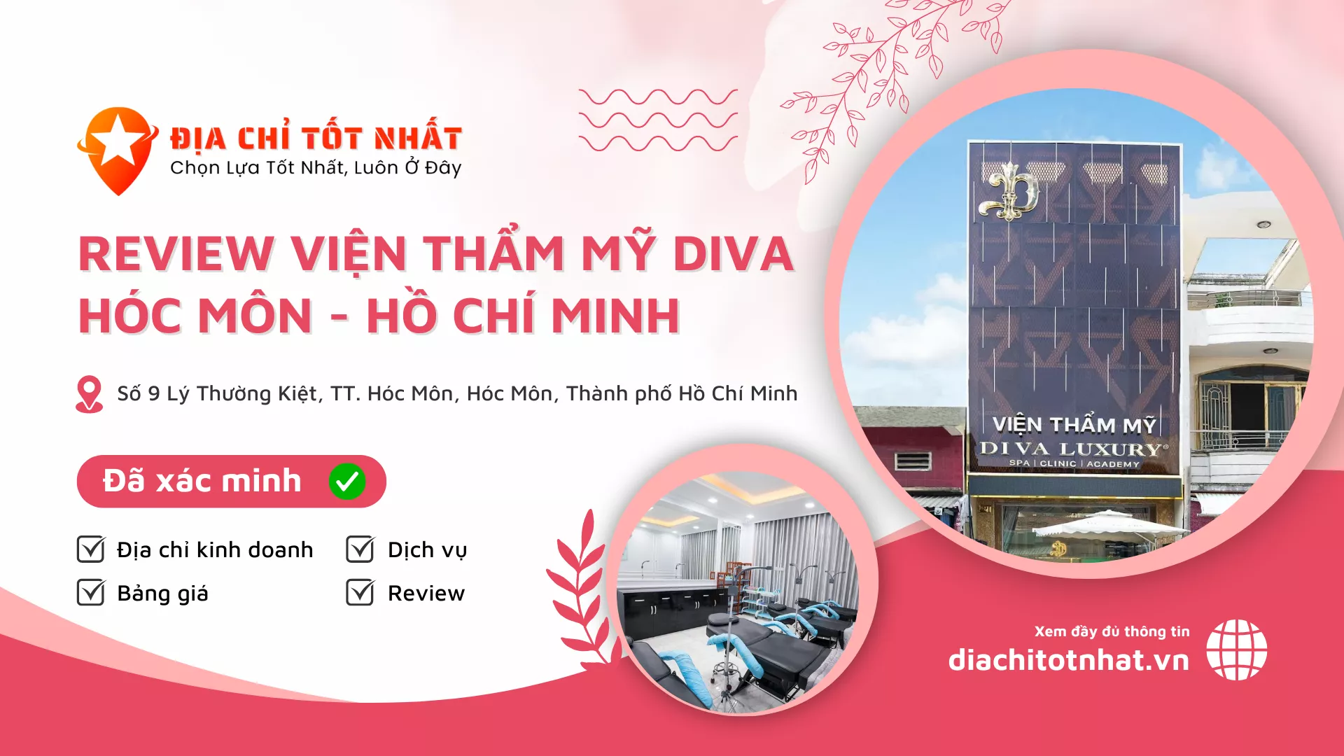 Review Viện Thẩm Mỹ DIVA Hóc Môn hồ chí minh