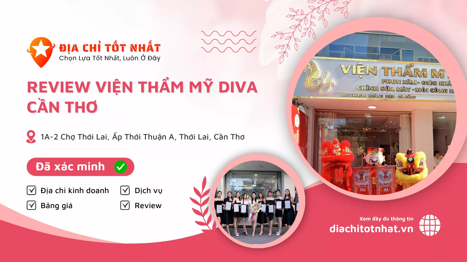 Review Viện Thẩm Mỹ Diva Cần Thơ