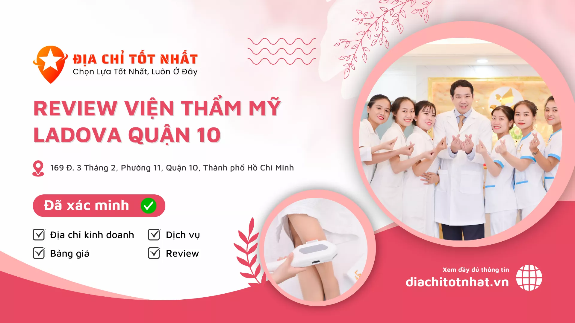 Review Viện Thẩm Mỹ Ladova Quận 10