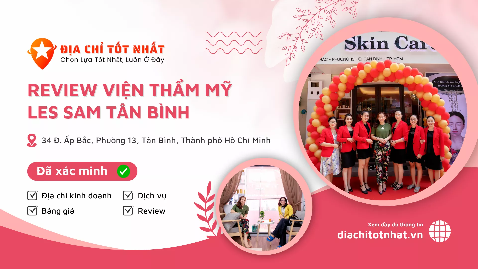 Review Viện Thẩm Mỹ Les Sam Tân Bình
