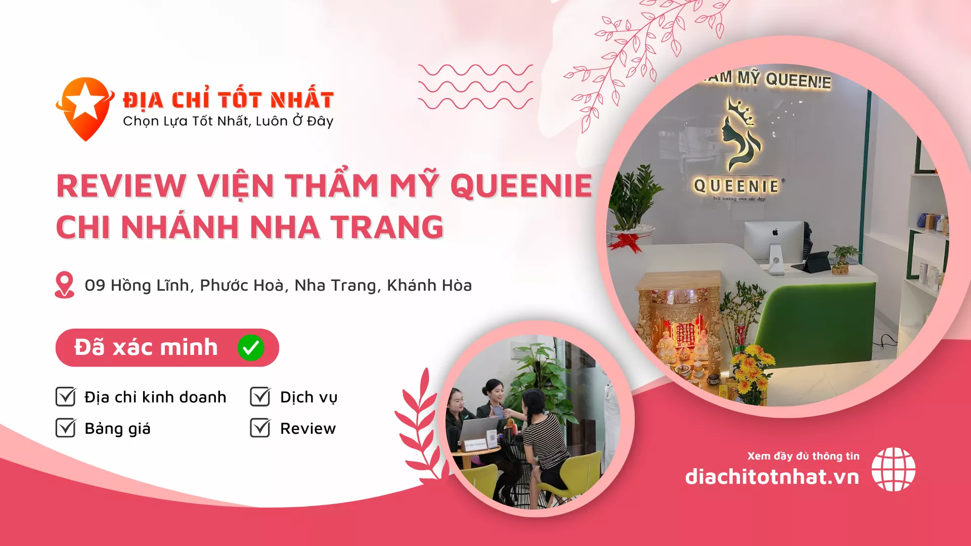 Review Viện Thẩm Mỹ Queenie chi nhánh Nha Trang