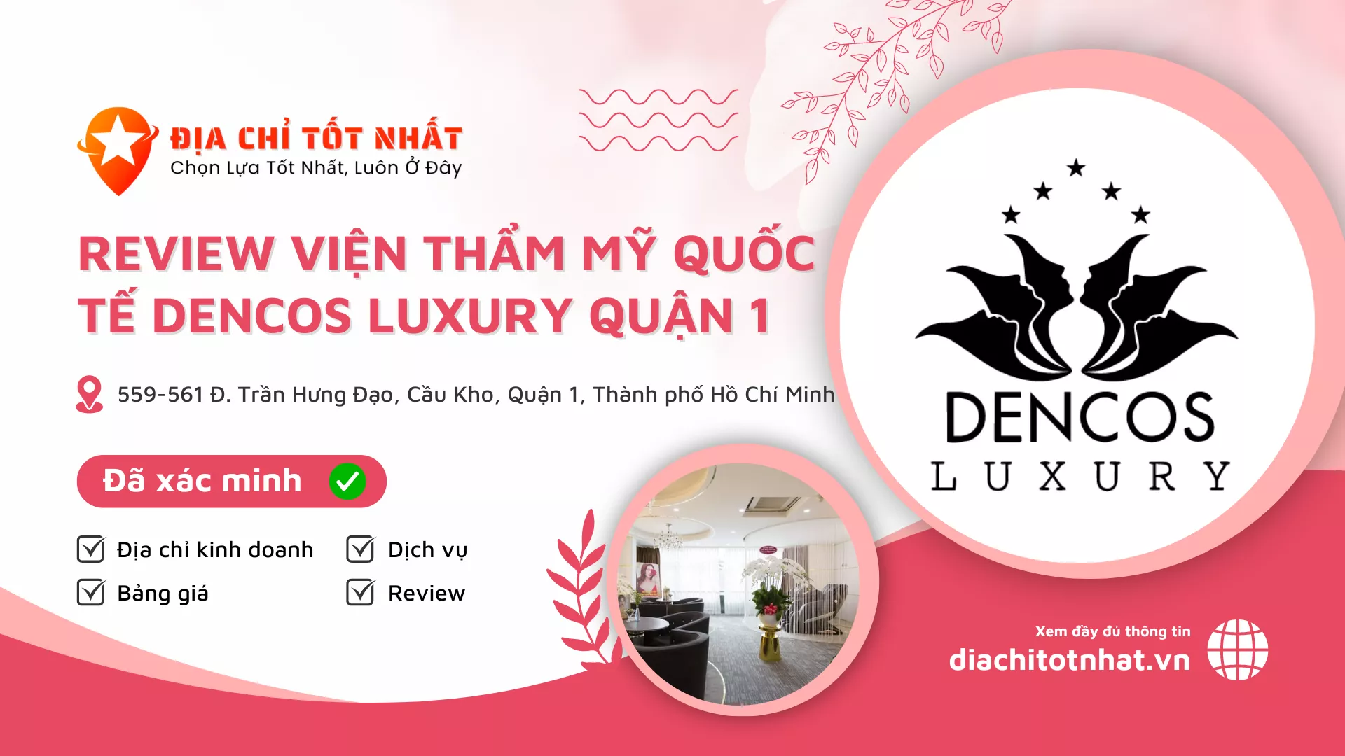Review Viện Thẩm Mỹ Quốc Tế Dencos Luxury Quận 1
