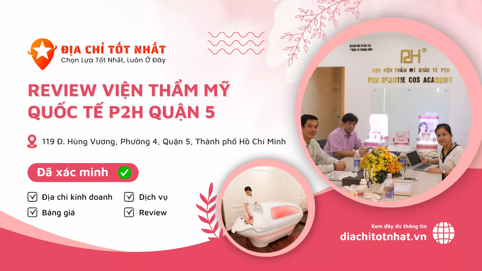 Review Viện Thẩm Mỹ Quốc Tế P2H Quận 5