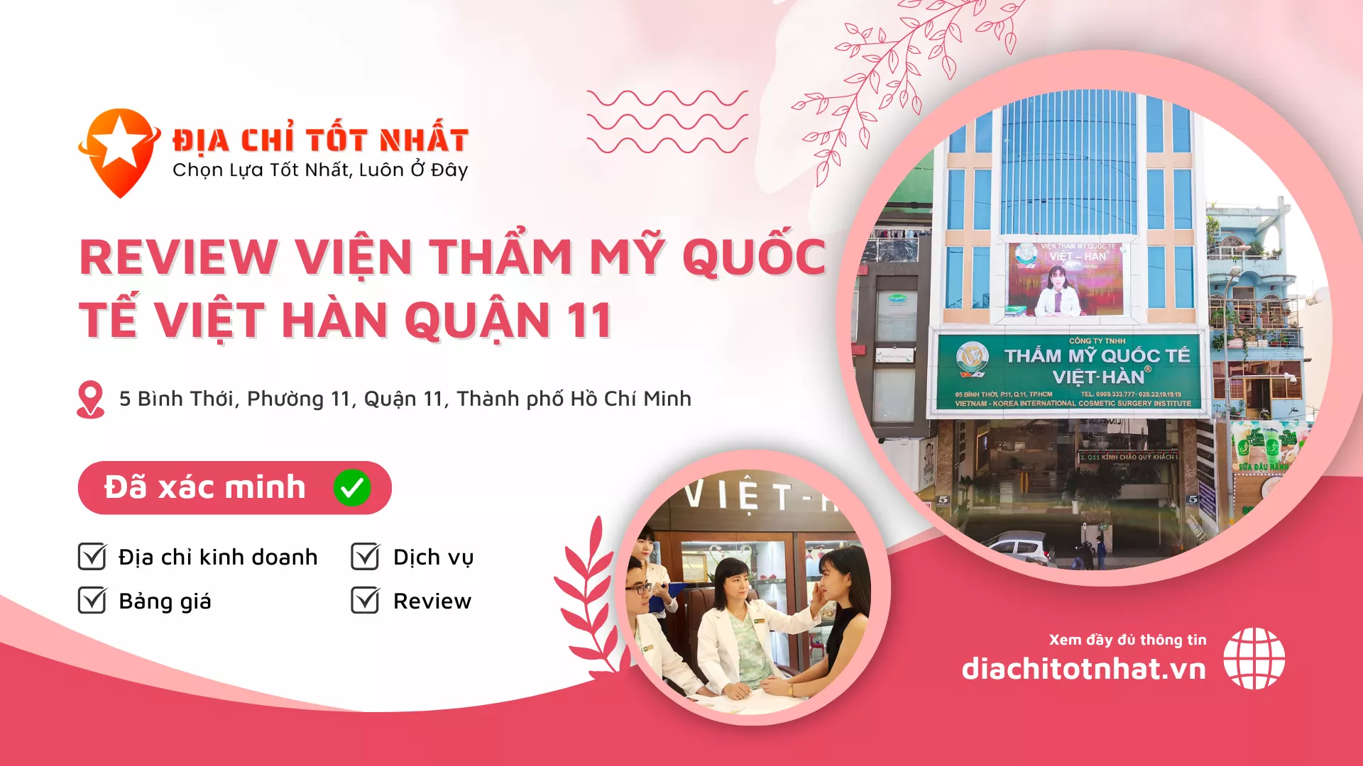Review Viện Thẩm Mỹ Quốc Tế Việt Hàn Quận 5