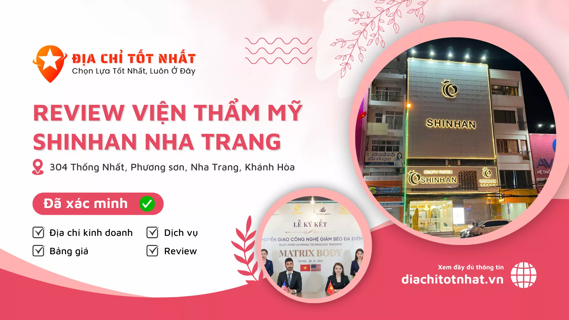 Review Viện Thẩm Mỹ Shinhan Nha Trang