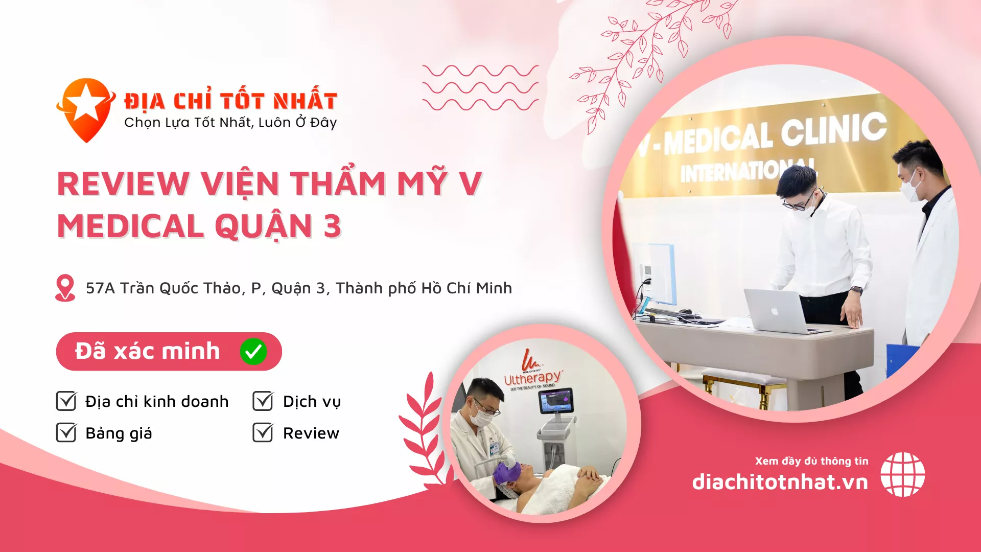 Review Viện Thẩm Mỹ V Medical quận 3