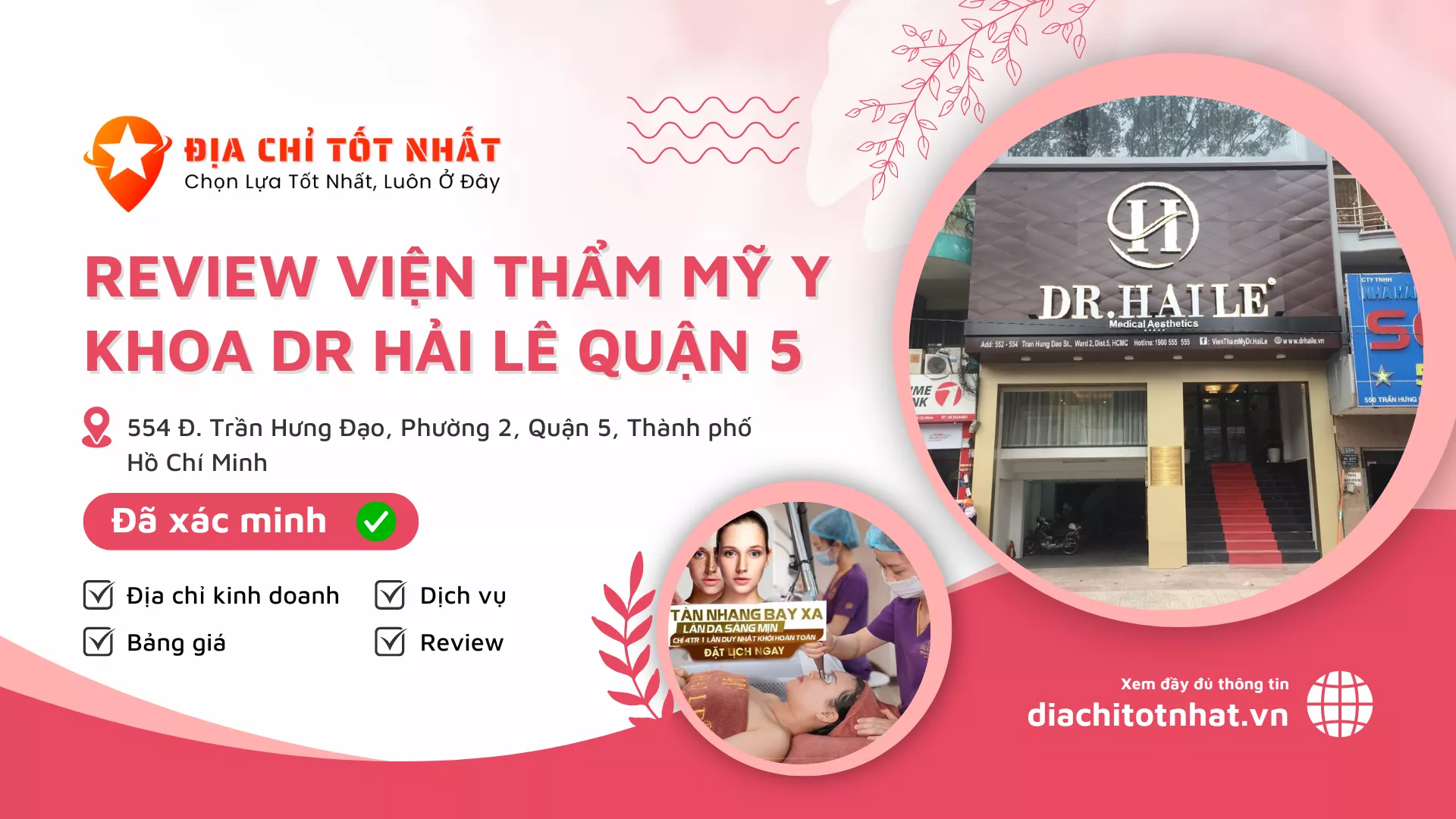 Review Viện Thẩm Mỹ Y Khoa Dr Hải Lê Quận 5