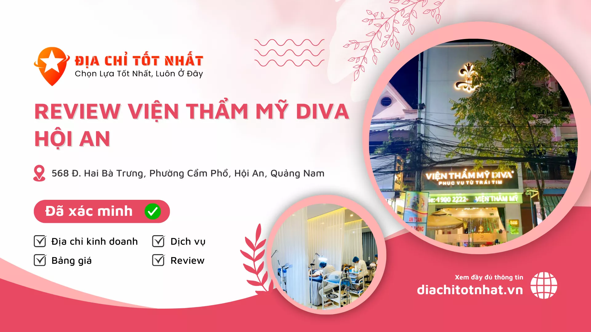 Review Viện thẩm mỹ DIVA Hội An