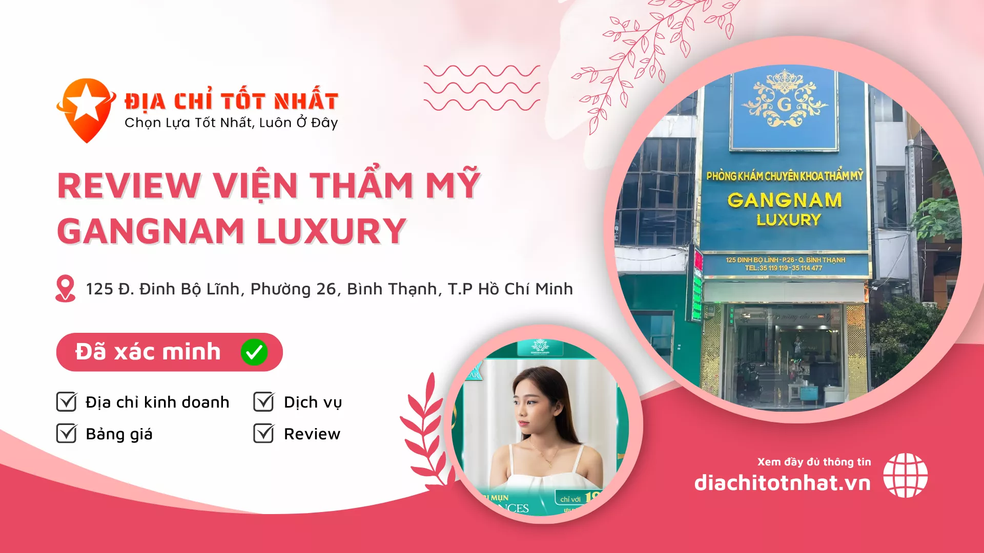 Review Viện thẩm mỹ Gangnam Luxury Bình Thạnh