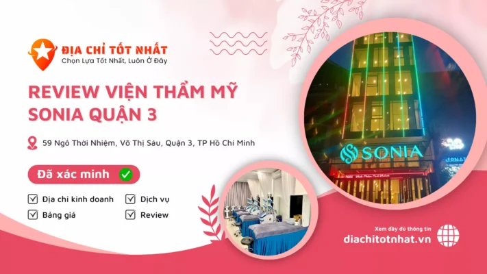 Review Viện thẩm mỹ Sonia quận 3