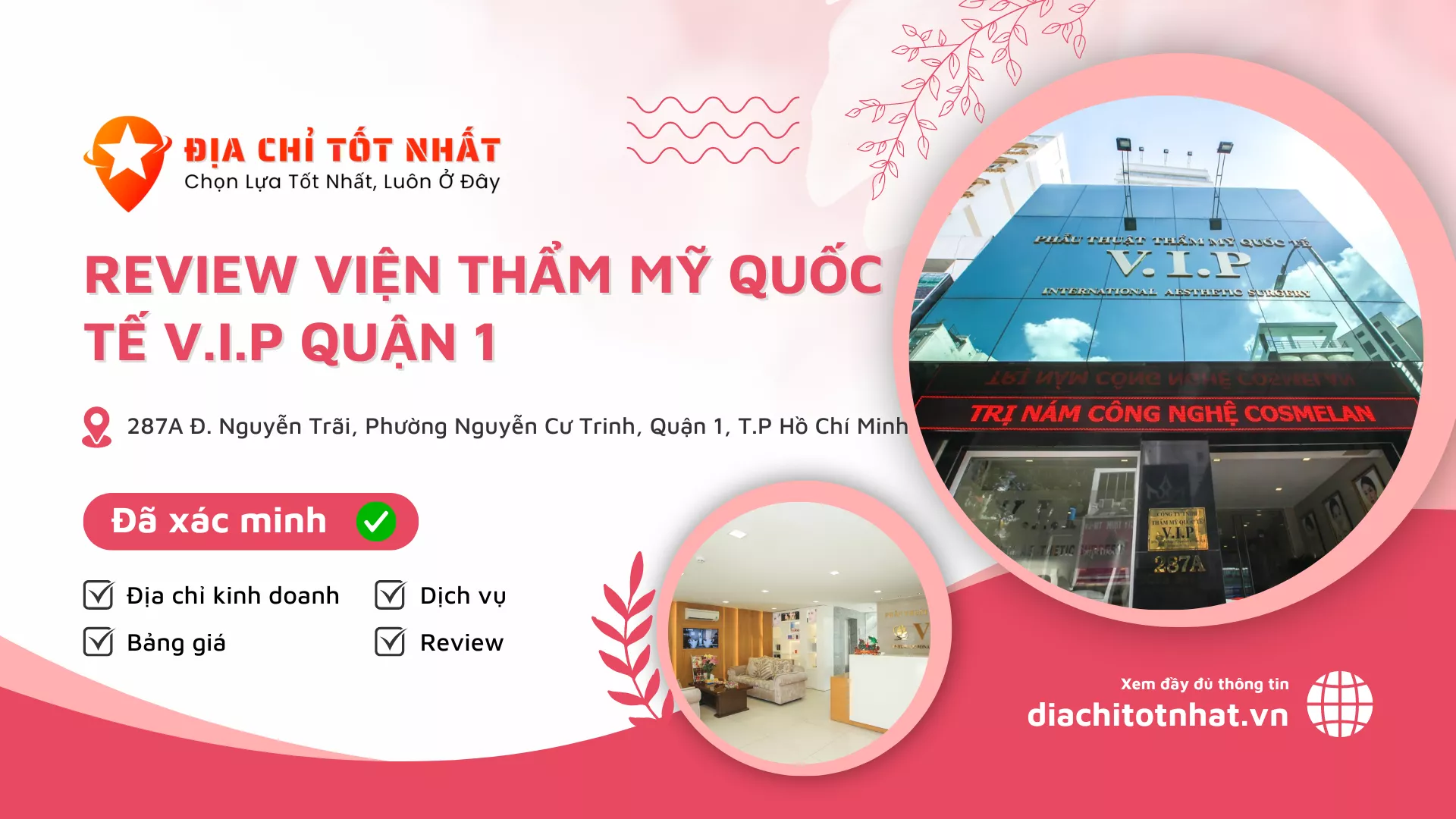Review Viện thẩm mỹ quốc tế V I P quận 1