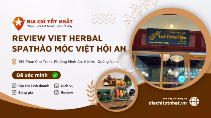 Review Viet Herbal SpaThảo Mộc Việt Hội An