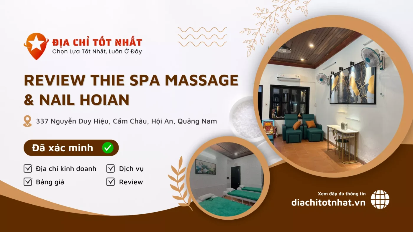Thie Spa Massage Nail HoiAn