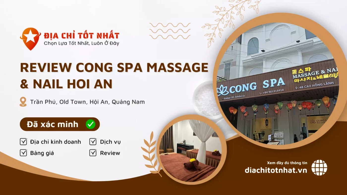 cong spa massage nail
