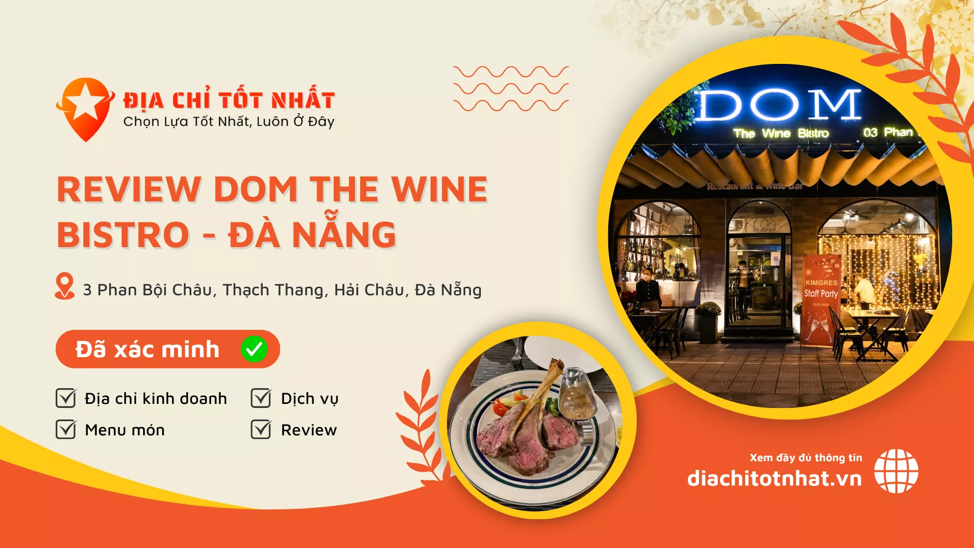 review DOM The Wine Bistro ĐÀ NẴNG