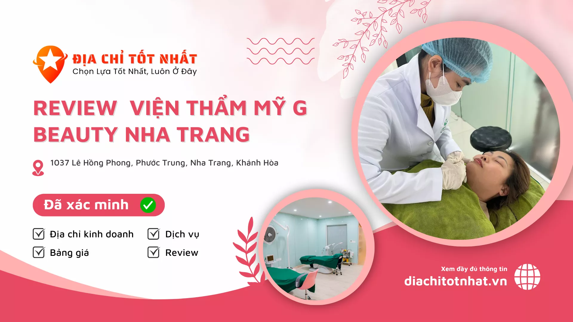 review Viện Thẩm Mỹ G Beauty Nha Trang