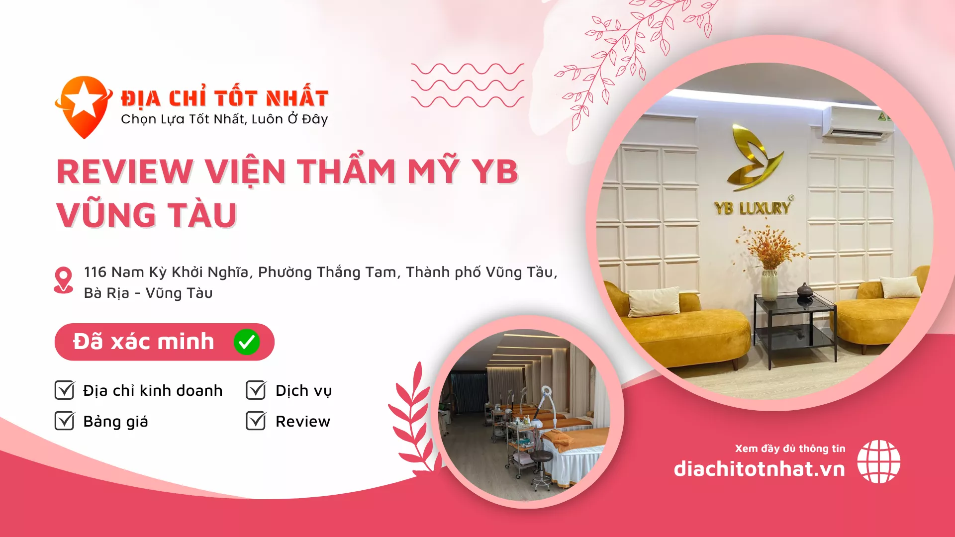 review Viện thẩm mỹ YB Vũng Tàu