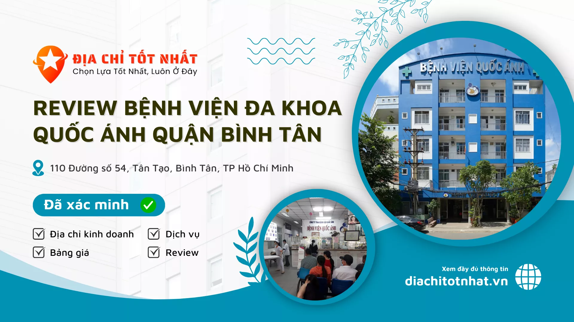 Review Bệnh Viện Đa Khoa Quốc Ánh quận bình tân