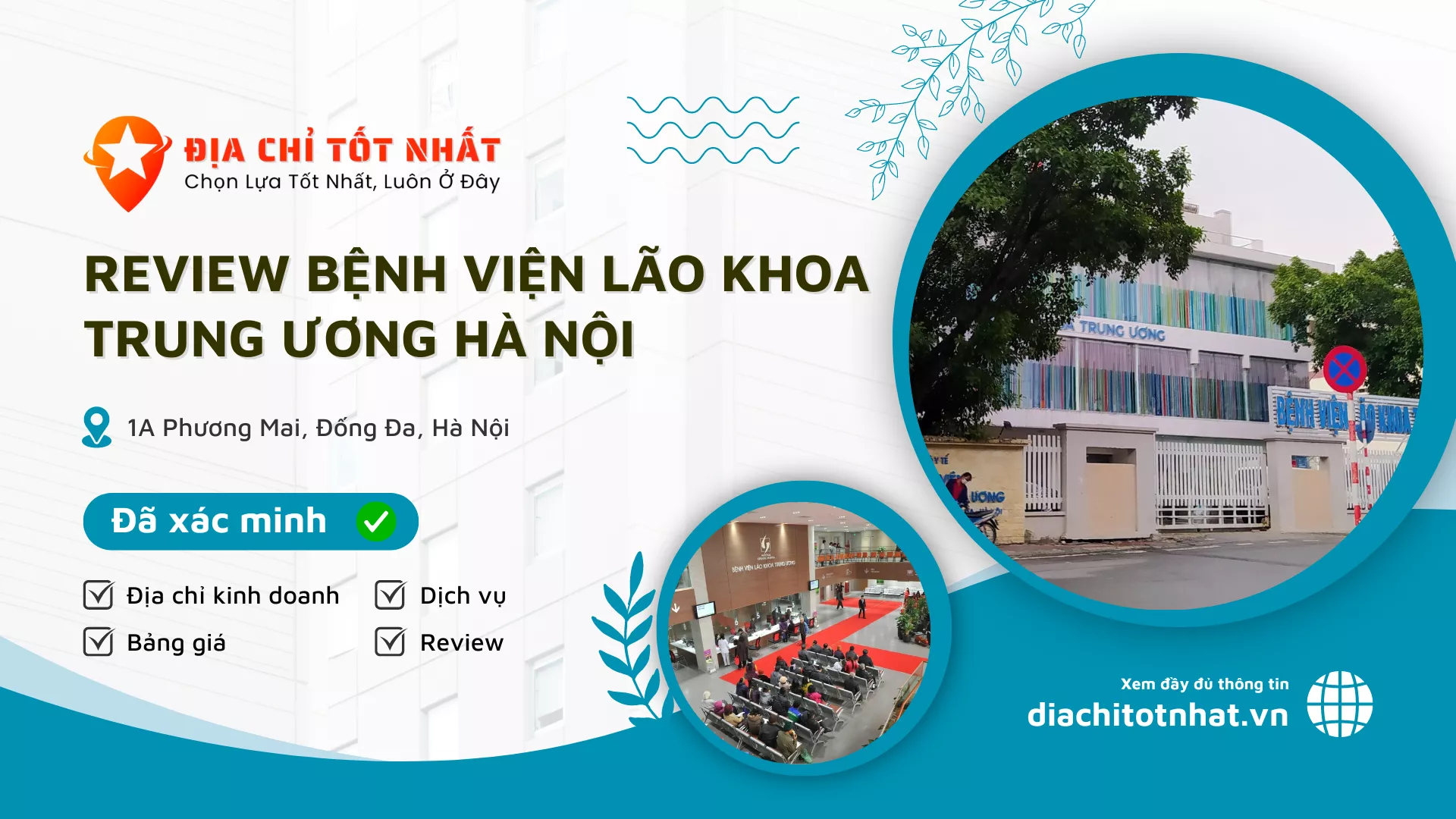 Review Bệnh Viện Lão Khoa Trung Ương Hà Nội