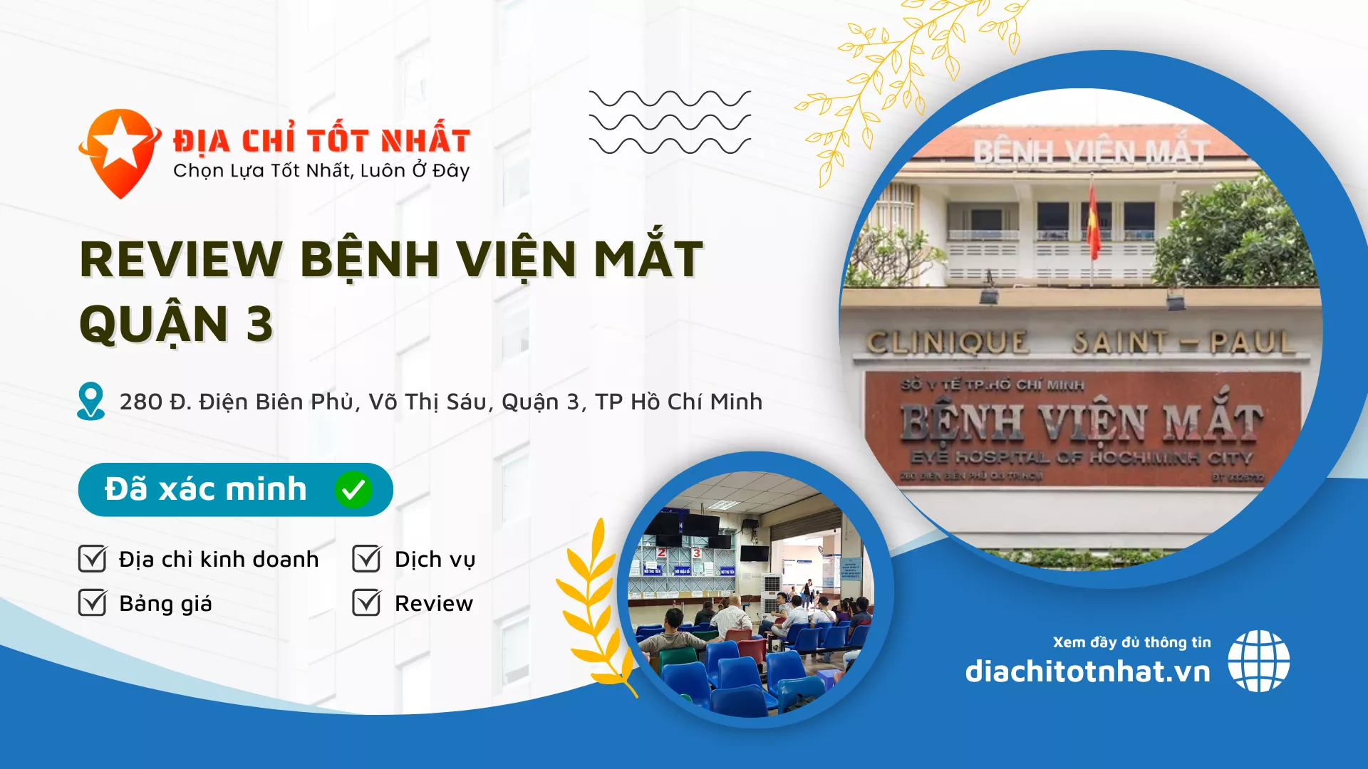 Review Bệnh viện Mắt quận 3