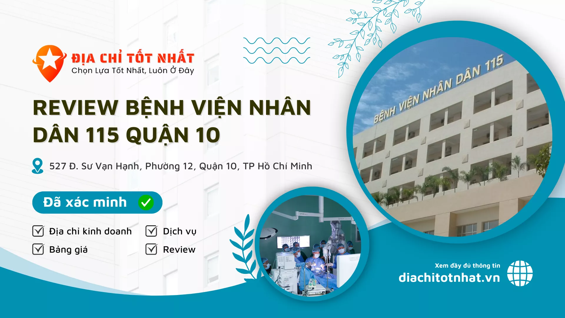 Review Bệnh viện Nhân Dân 115 quận 10
