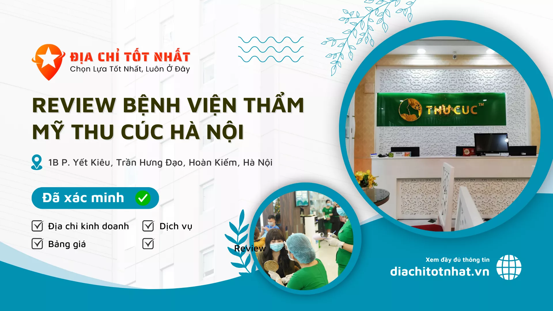 Review Bệnh viện Thẩm mỹ Thu Cúc Hà Nội