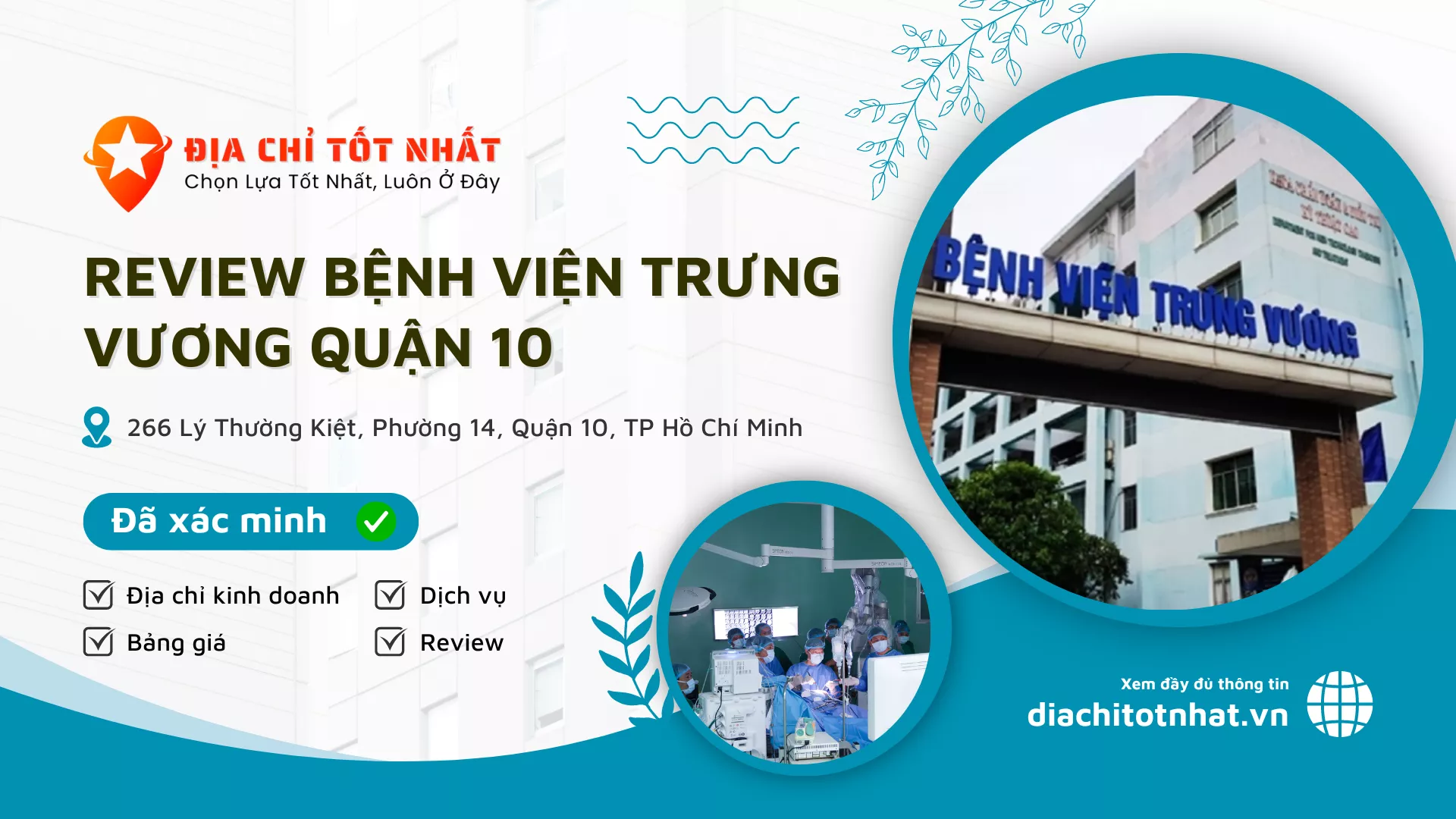 Review Bệnh viện Trưng Vương quận 10