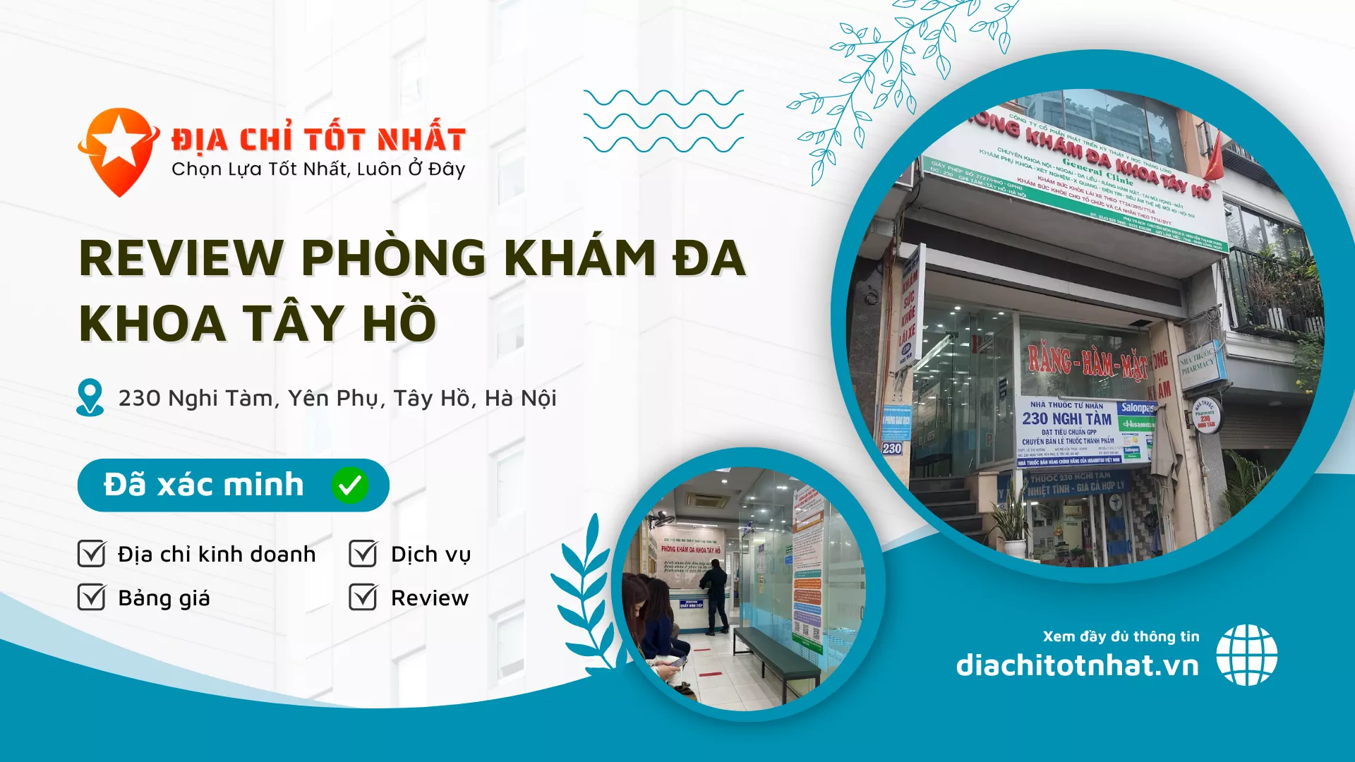 Review Phòng Khám Đa Khoa Tây Hồ