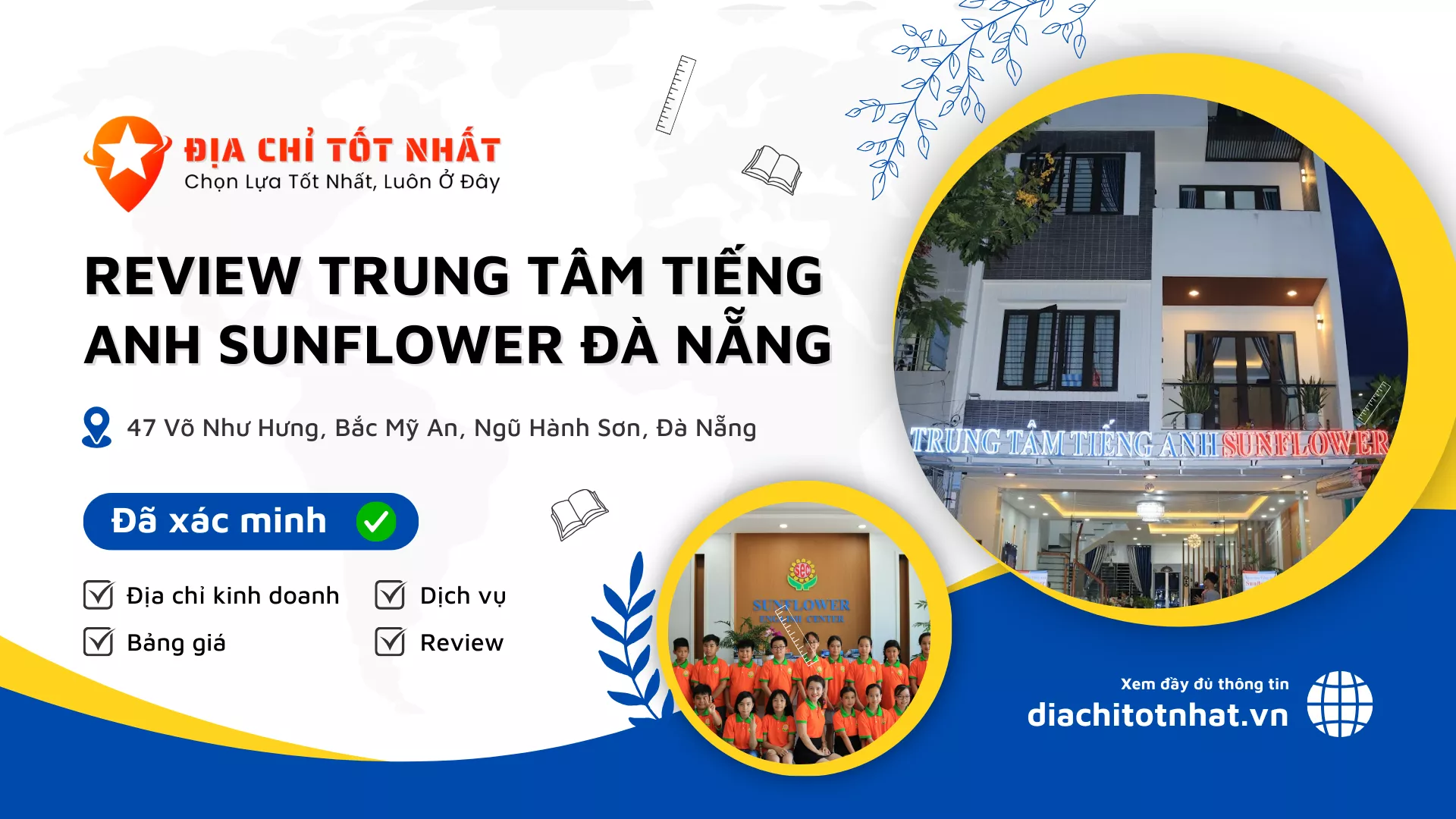 Review Trung Tâm Tiếng Anh Sunflower Đà Nẵng