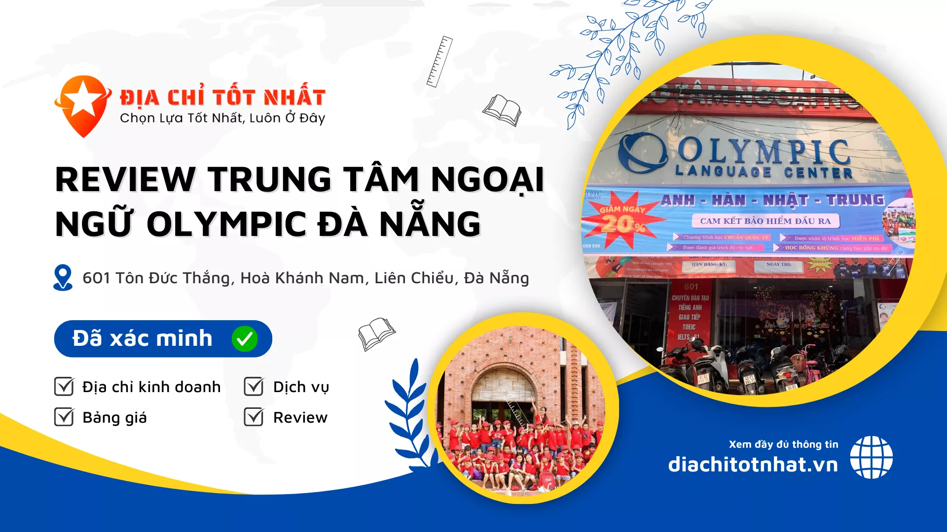 Review Trung tâm Ngoại ngữ Olympic Đà Nẵng