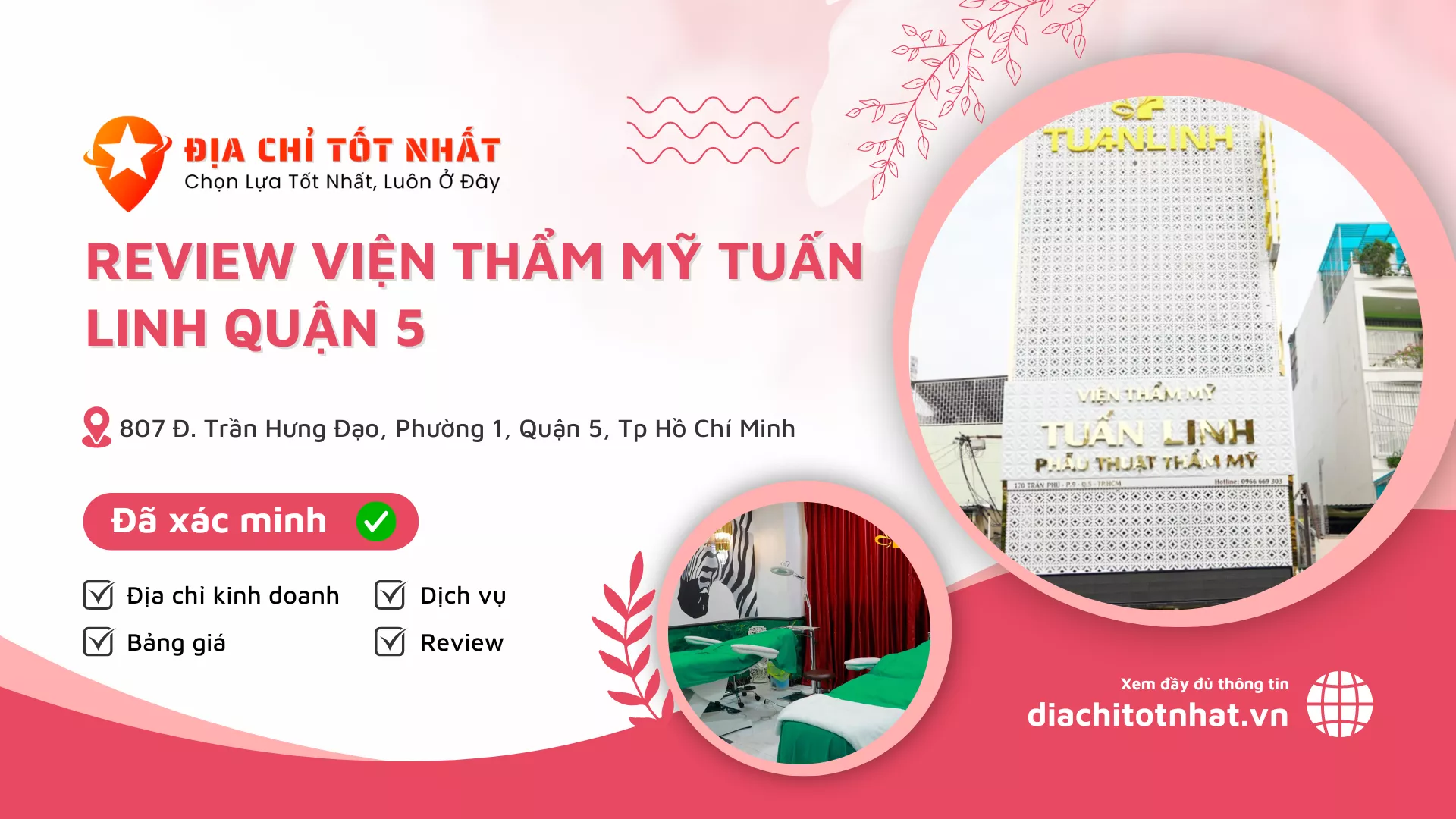 review Viện Thẩm Mỹ Tuấn Linh Quận 5